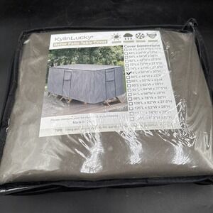 Kylin Lucky Better Patio Table Cover 78"L x 62"W x 30"H Water UV Snow Wind
